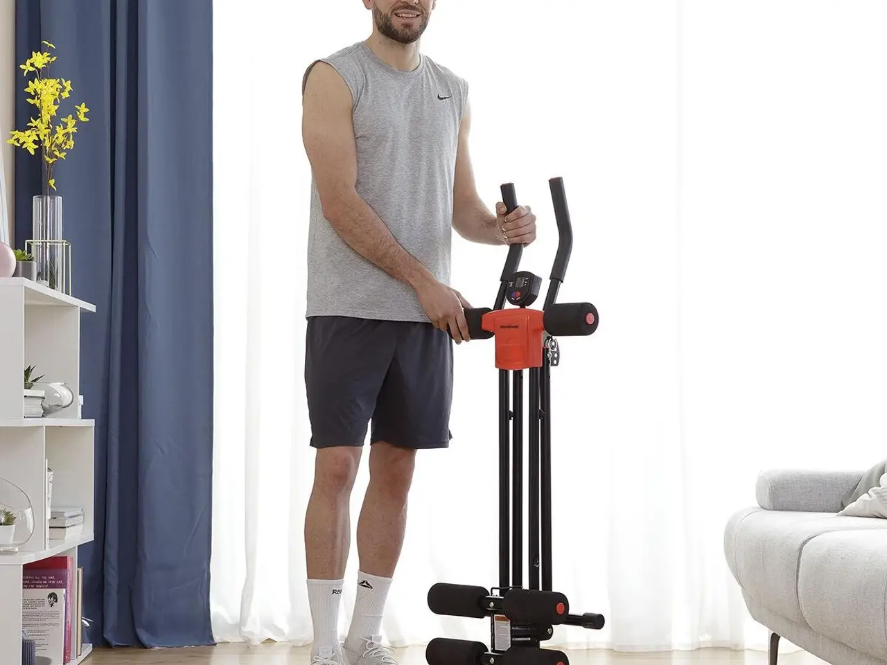 Billede 5 - Folding Abdominal Machine med træningsguide - mavetræner