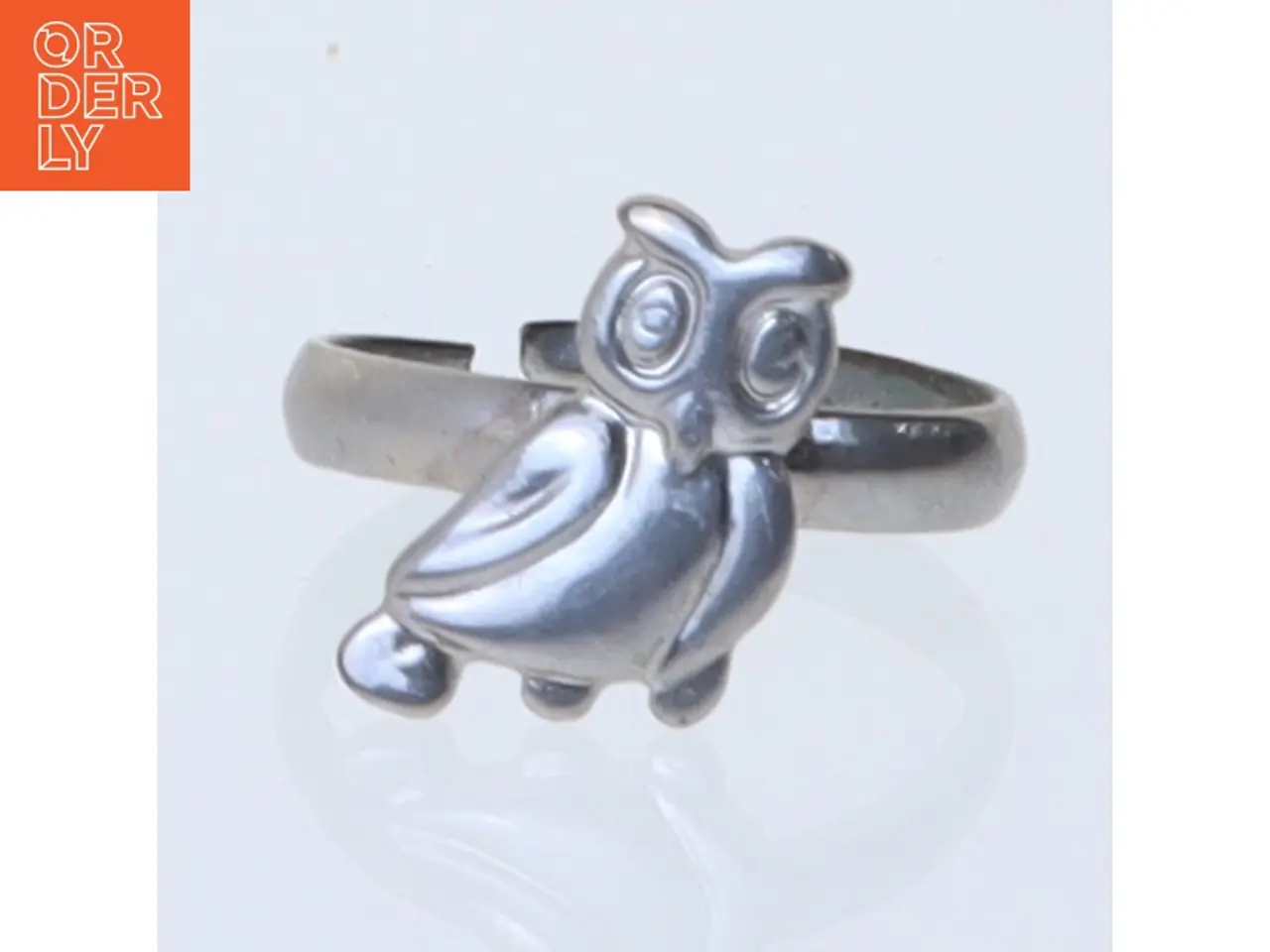 Billede 1 - Ugleformet ring (str. 48 mm)