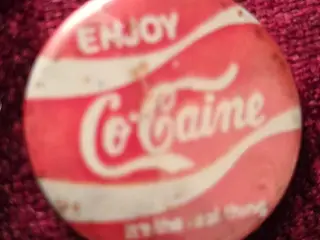 Original Vintage "Enjoy Cocaine" Pin / Badge