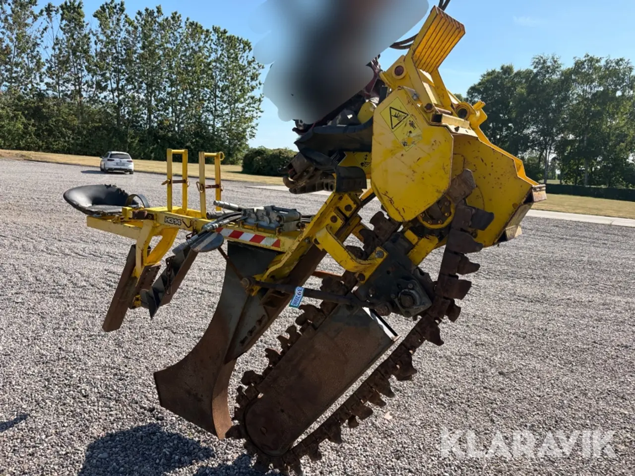 Billede 2 - Hydraulisk kædegraver H314 - Hydrema fæste - 1 styk