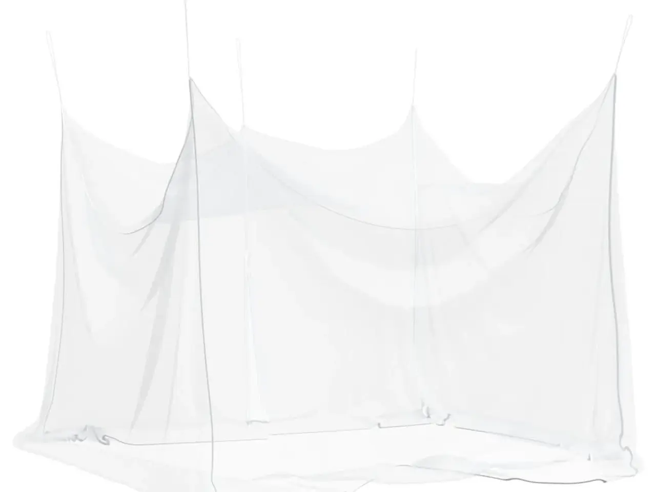 Billede 6 - Myggenet til udendørs brug 220 mesh - hvid 300 x 300 x 250 cm