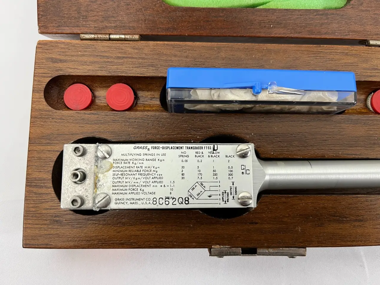 Billede 3 - Grass Model 7P1 Displacement Transducer Vintage