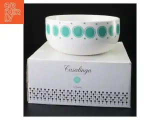 Ubrugt Casalinga porcelænsskål fra Casalinga (str. 15 x 6 cm)