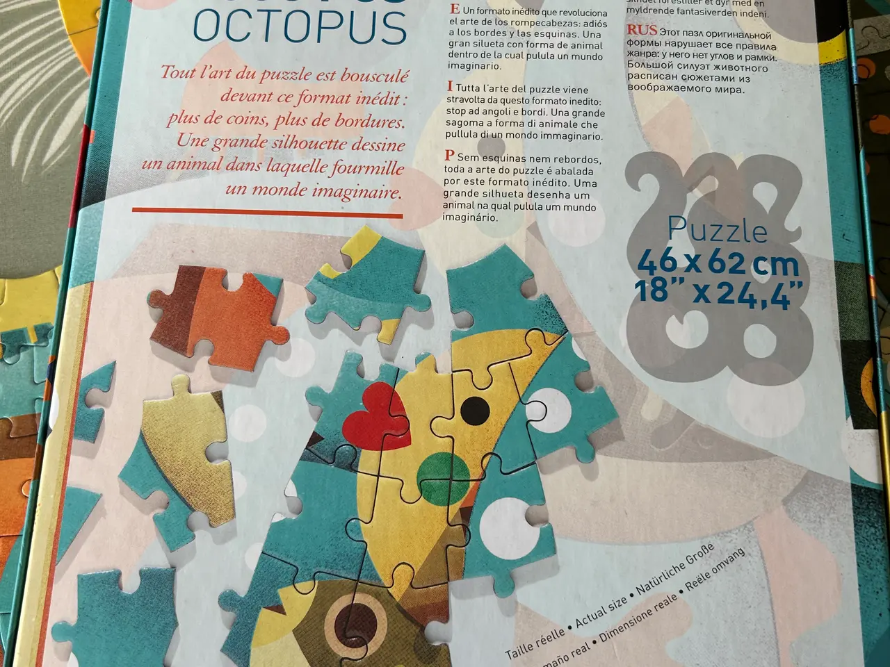 Billede 2 - Puslespil Djeco Puzzárt Octopus 350 brikker