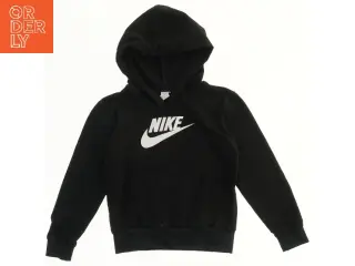 Sort hættetrøje med logo fra Nike (str. M)