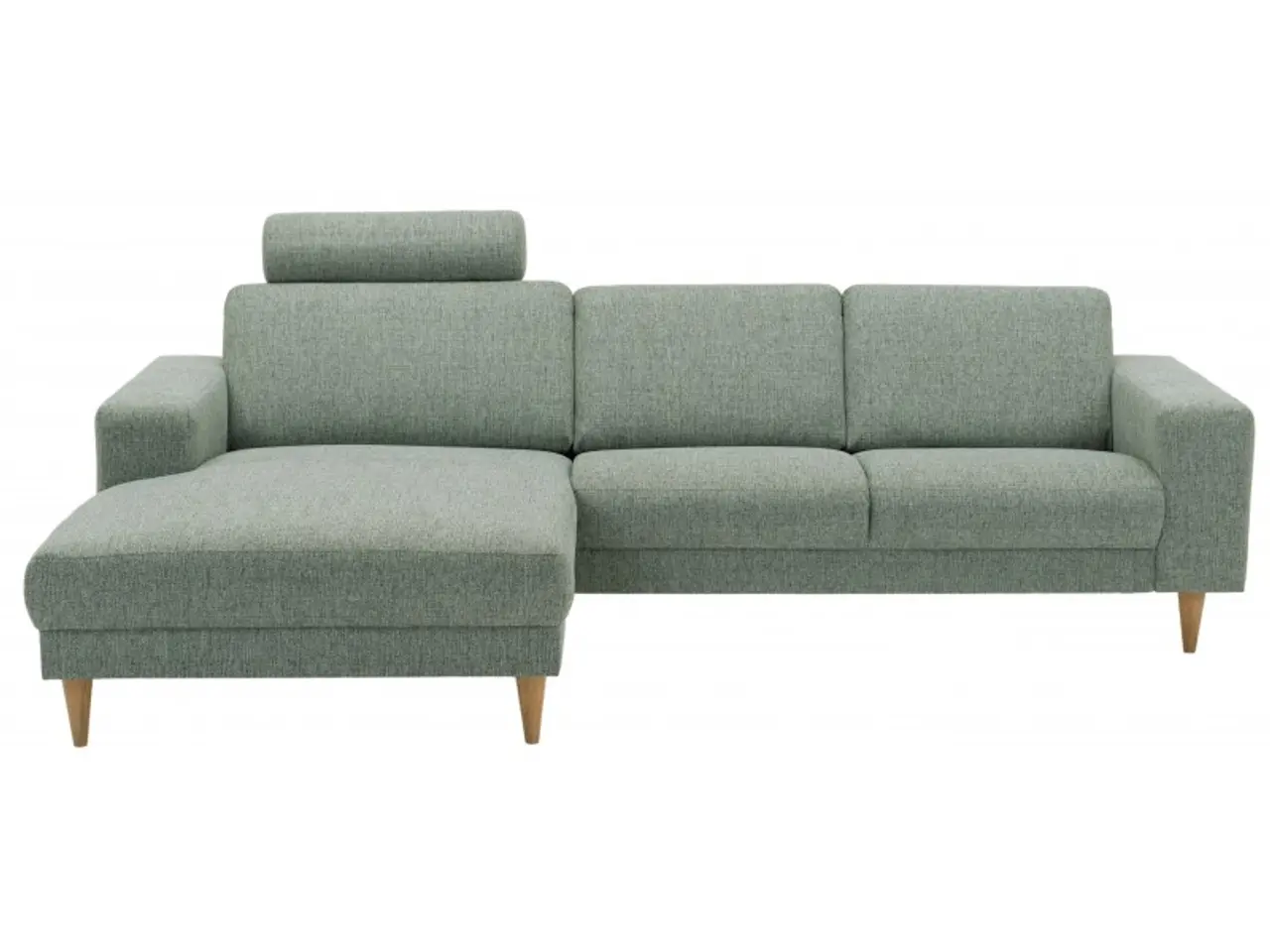 Billede 2 - Hjort Knudsen Hadsten chaiselong sofa venstrevendt Grøn stof
