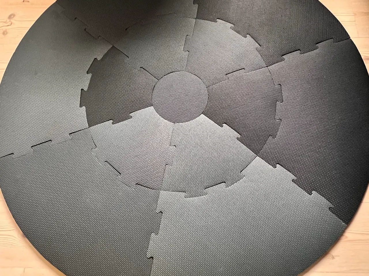 Billede 1 - Sebra rund Play Mat blå næsten ny