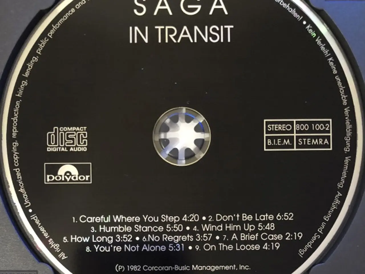 Billede 3 - Saga – In Transit – CD