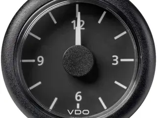 VDO ur 24 V – sort, Ø52 mm
