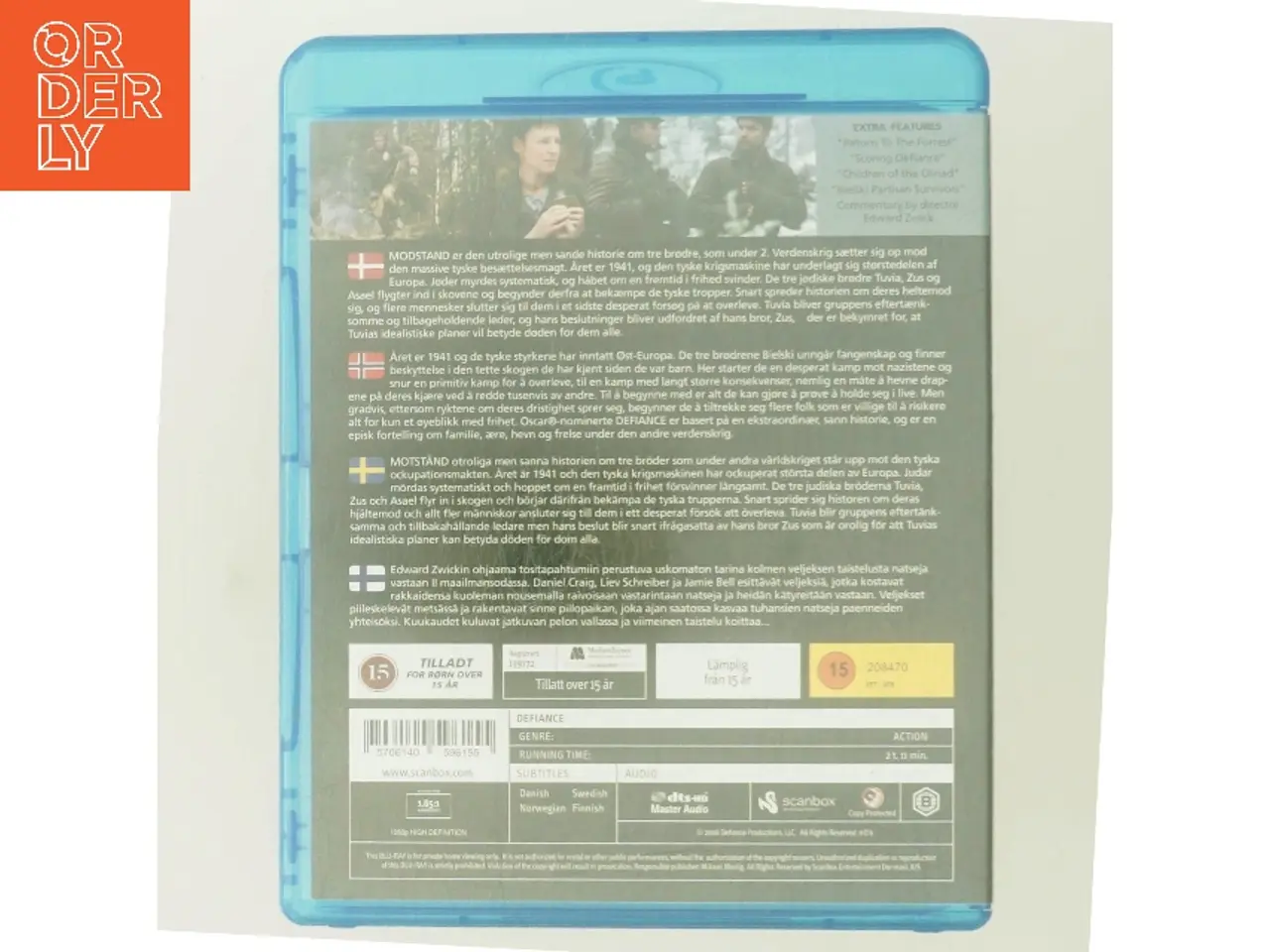 Billede 3 - Defiance med Daniel Craig (DVD)