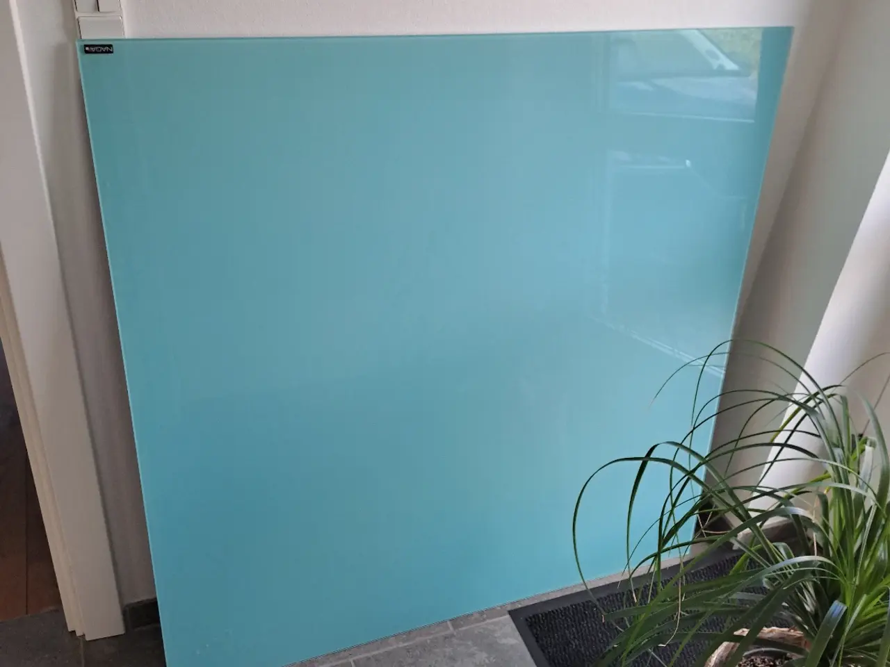 Billede 1 - Magnetisk glastavle 100x100 turkis