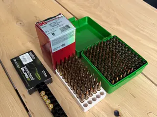 223 Rem blyfri ammunition