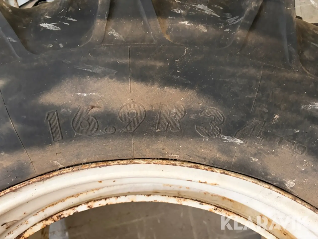 Billede 11 - Tvillingehjul Michelin/kleber 16.9R34 2 styk med spænder
