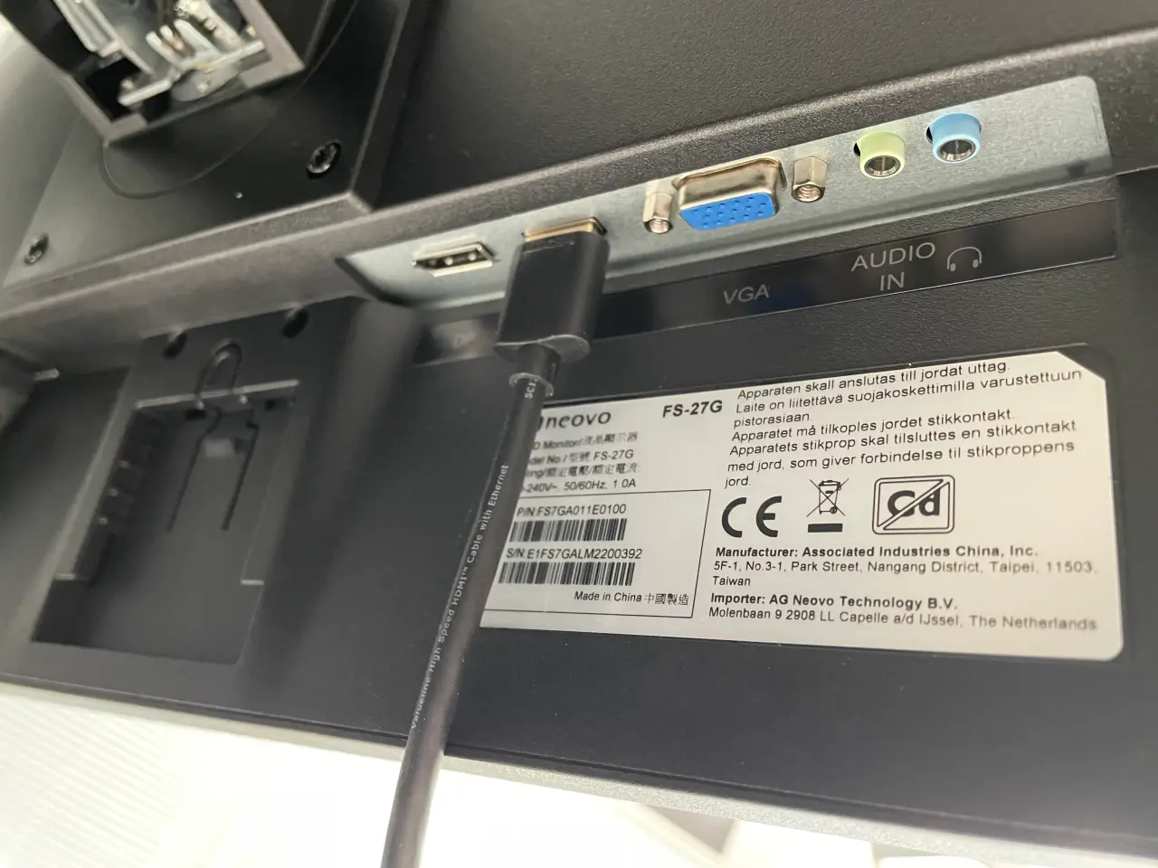 Billede 2 - Neovo FS-27G - LED-skærm - 27"