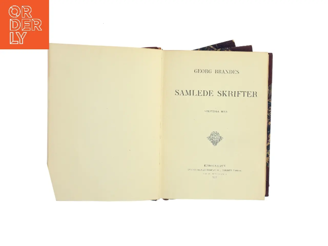 Billede 2 - Samlede skrifter. Sekstende bind af Georg Brandes (Bog)