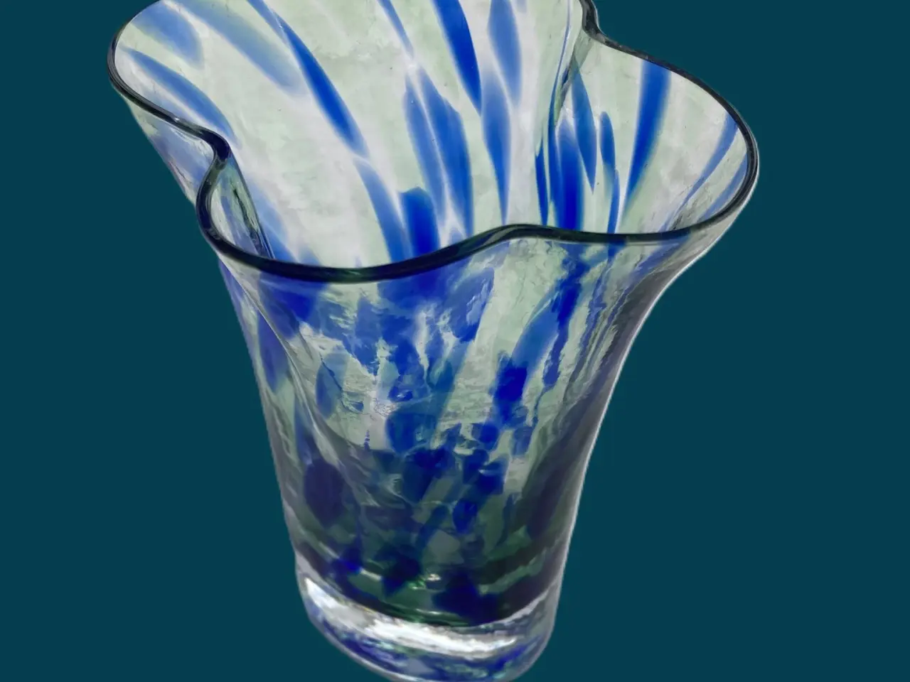 Billede 1 - Vase i glas fra Renate Stock for Sea Glasbruk