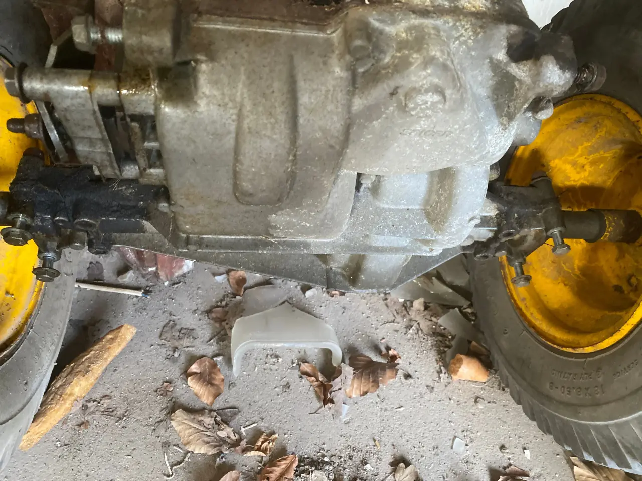 Billede 5 - Have traktor baghjul med gearkassen plus forhjul