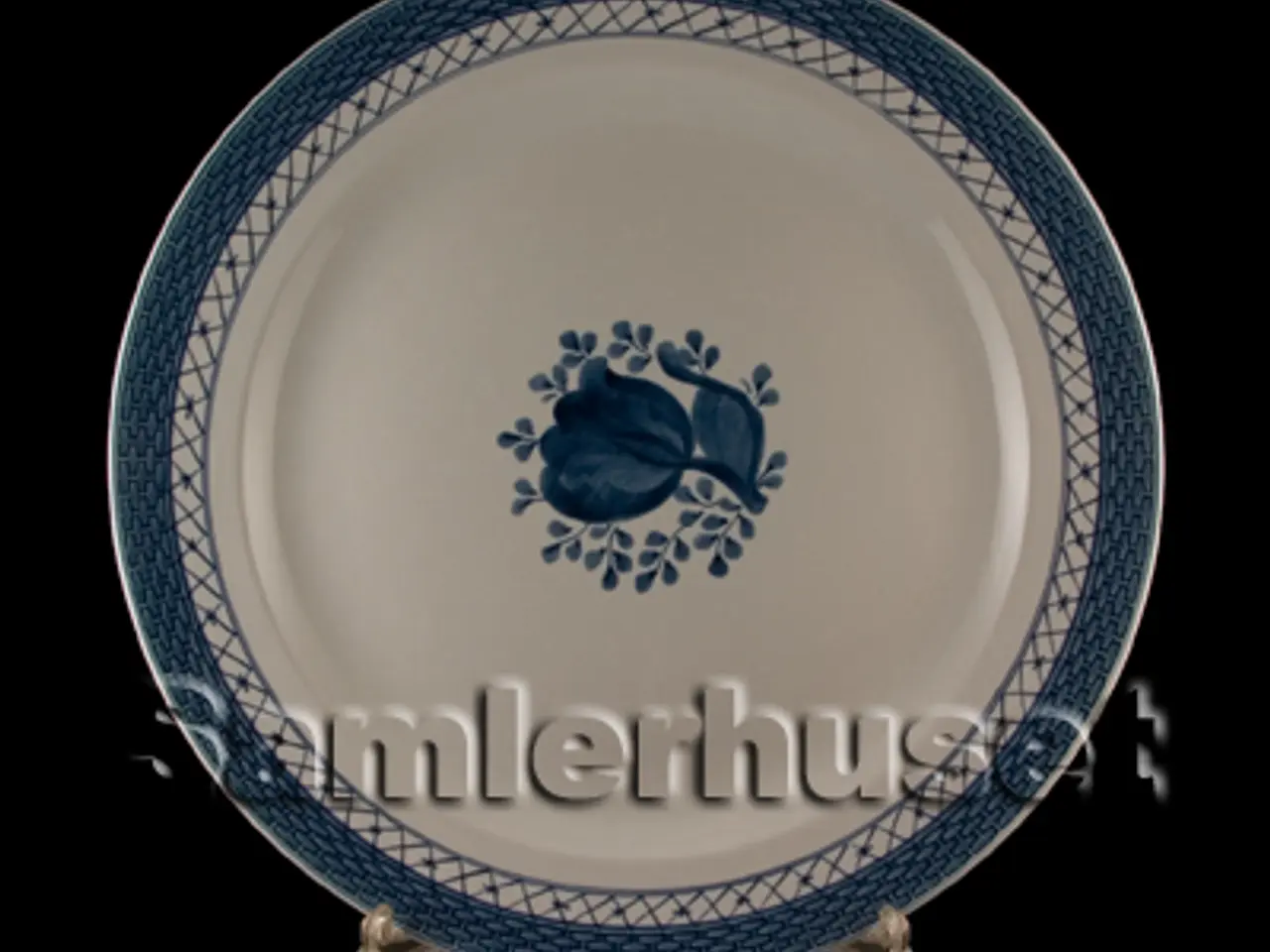 Billede 1 - Trankebar Fad Rundt 32½ cm. - R.C. 933