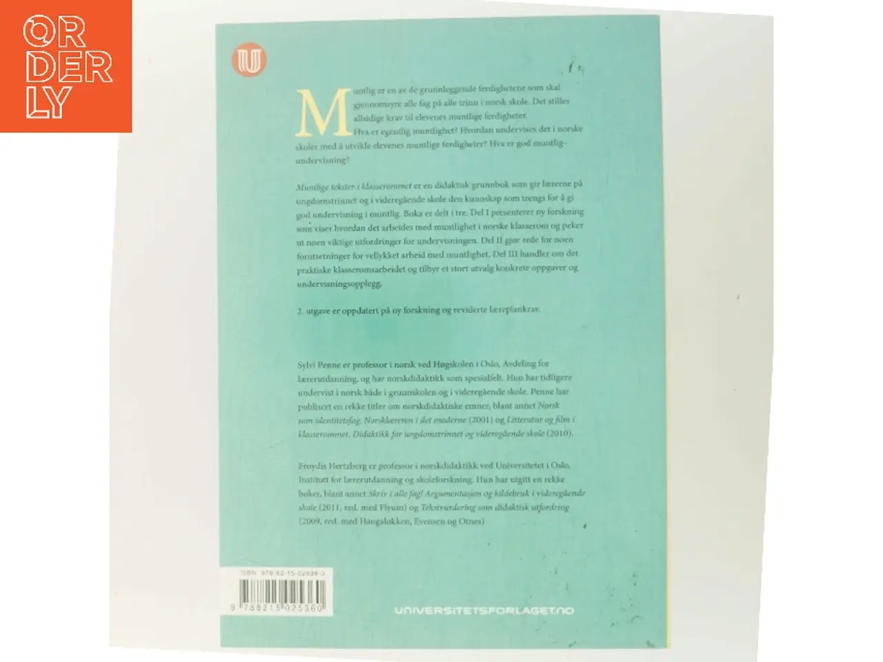 Billede 3 - Muntlige tekster i klasserommet af Sylvi Penne (Bog)