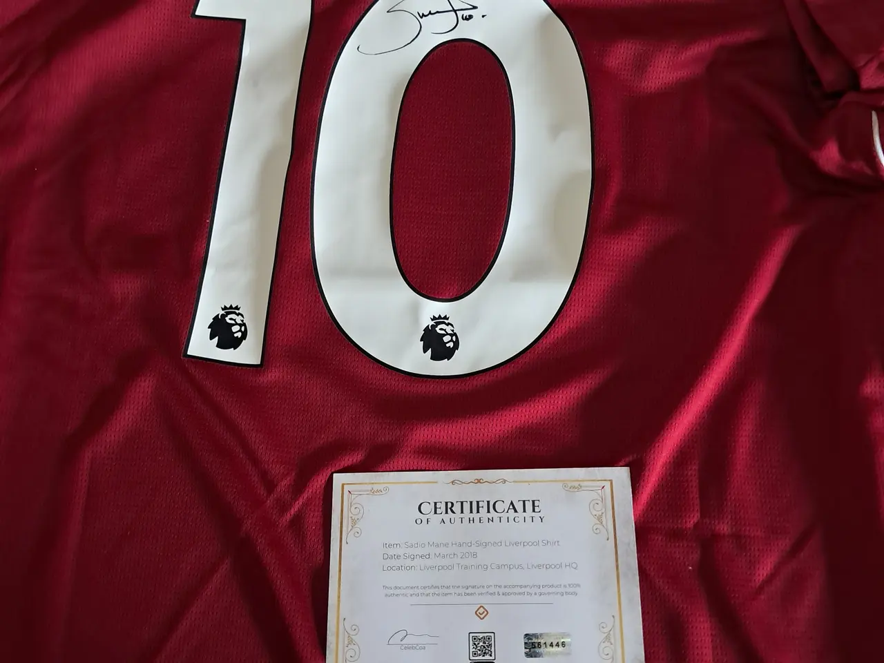 Billede 1 - Mane fra liverpool med certifikat