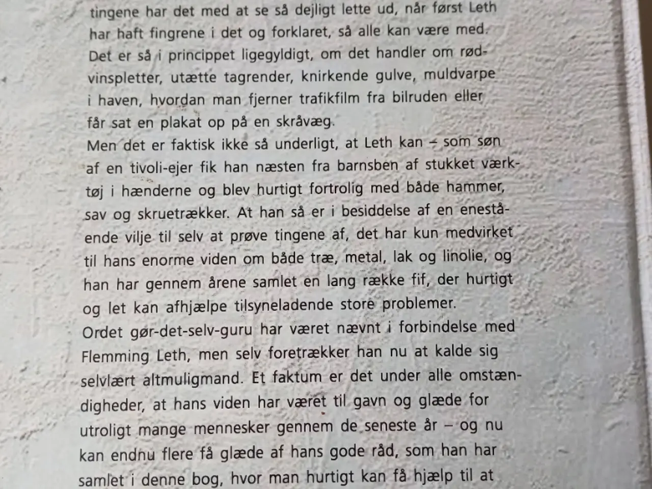Billede 2 - Flemming Leth: Mine råd fra a-å – gør det selv bog