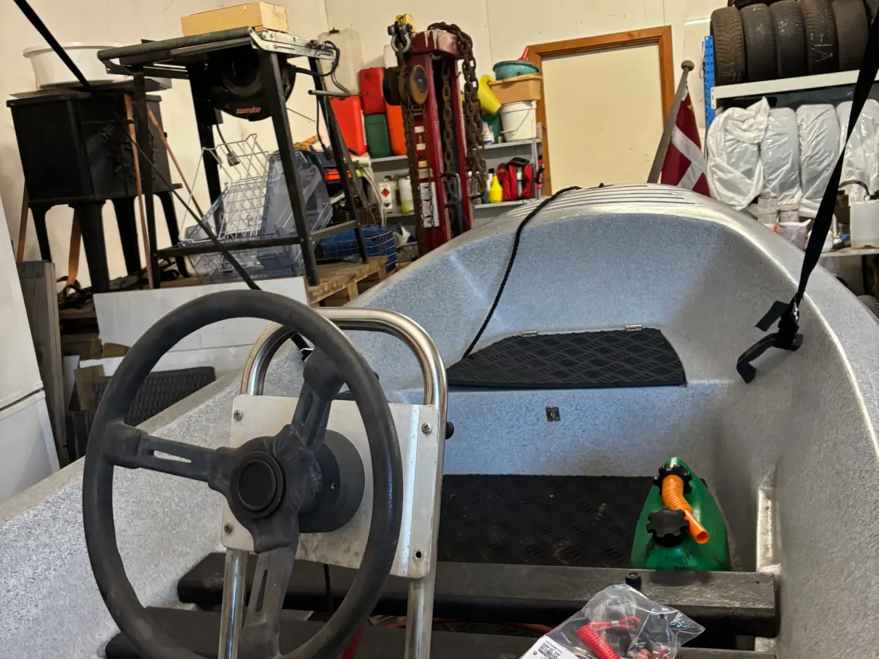 Billede 6 - Lækker båd med trailer, 15 hk mariner motor