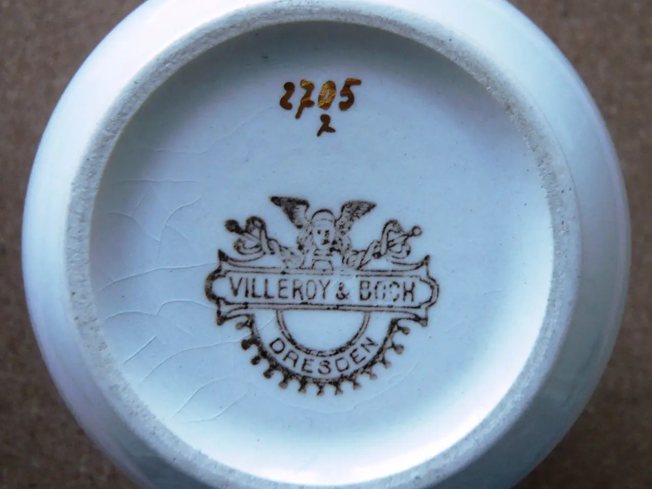 Billede 2 - Antik Villeroy og Boch - vase nr. 2705 (c4)