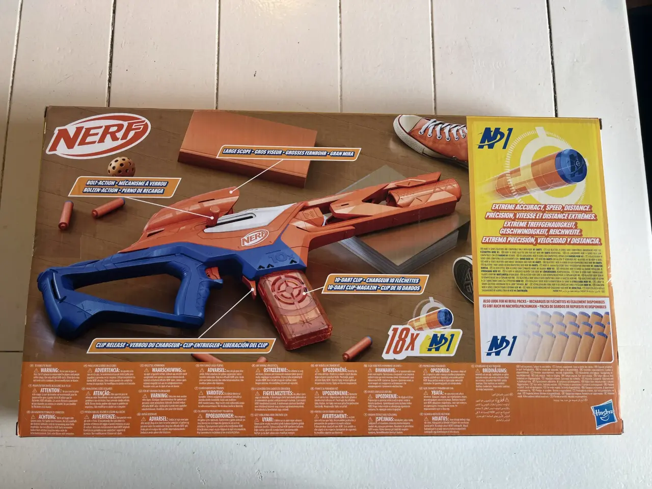 Billede 2 - Nerf gun med 18 skud - helt ny
