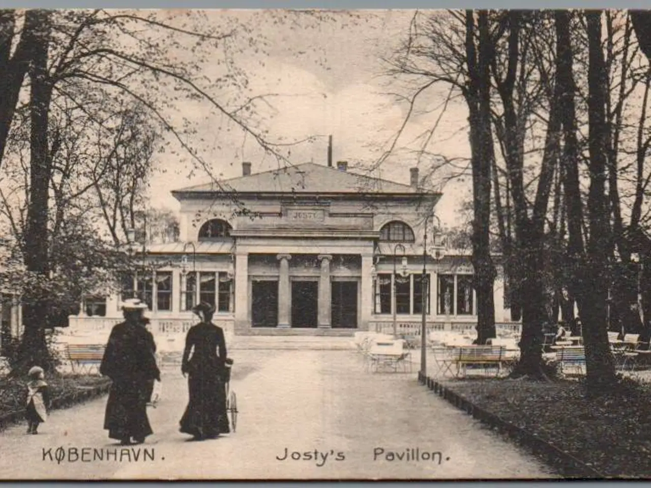 Billede 1 - København - Josty - Pavillon - Postkort - Brugt