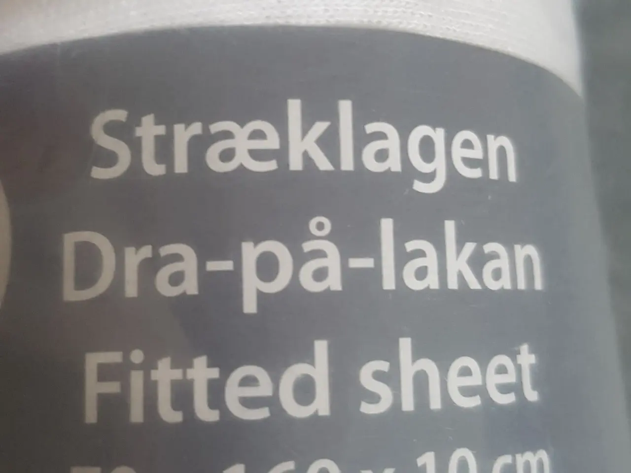 Billede 3 - Stræklagen junior hvid, str. 160 x 70 cm.