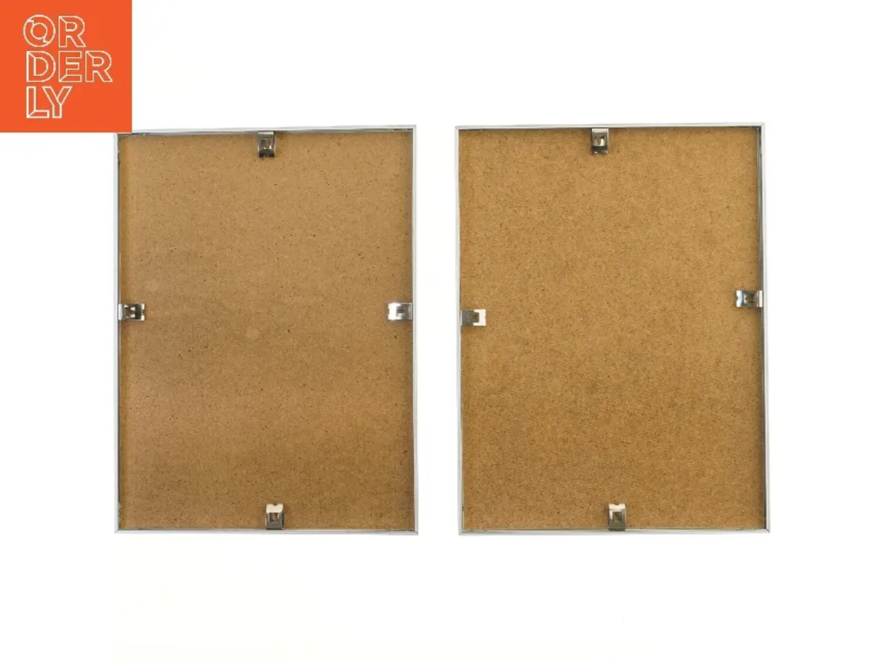 Billede 2 - To indrammede billeder af bylandskaber (str. 2 stk 41x31 cm)