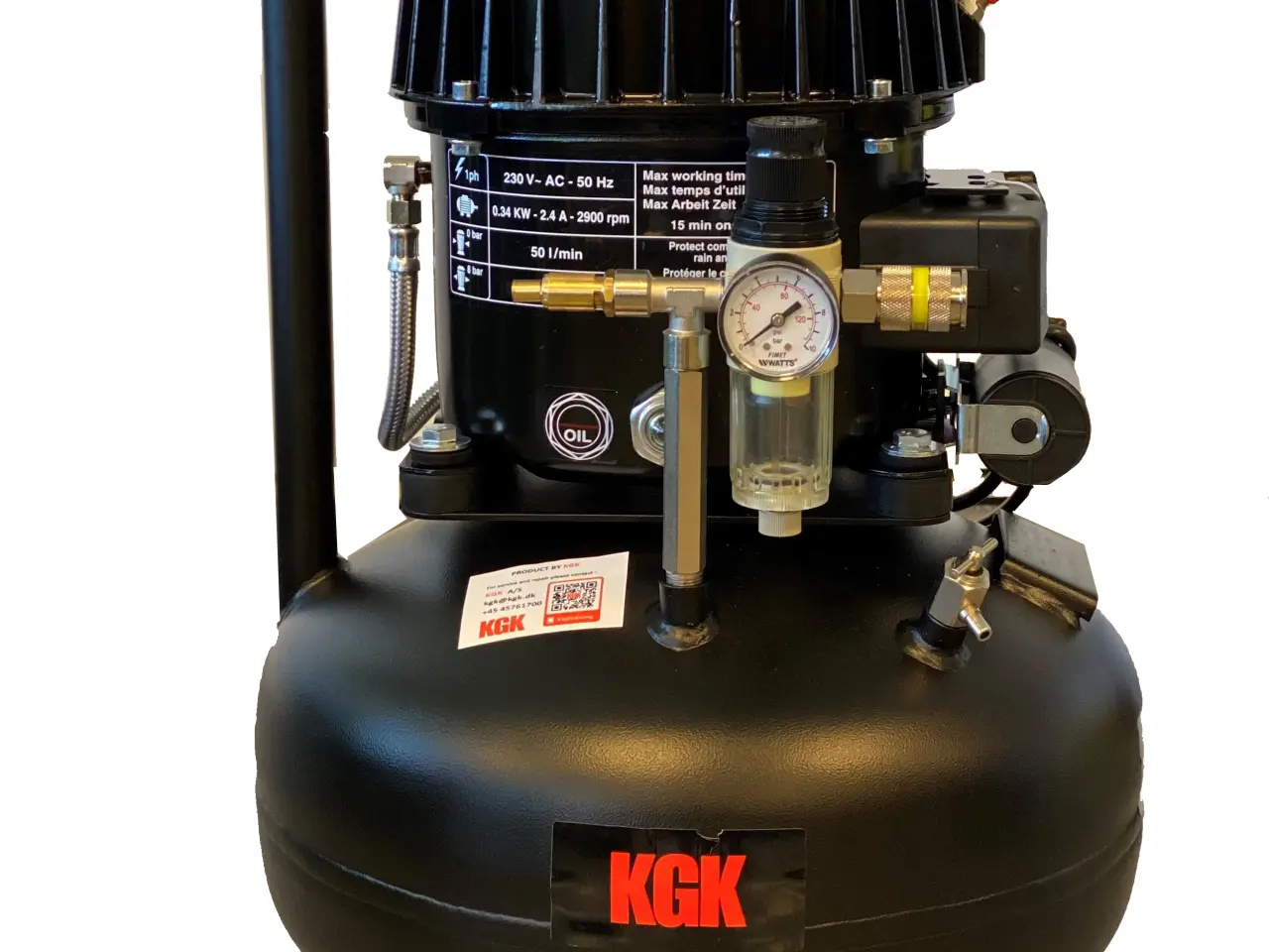 Billede 1 - Kompressor 50L Kgk - olieholdig