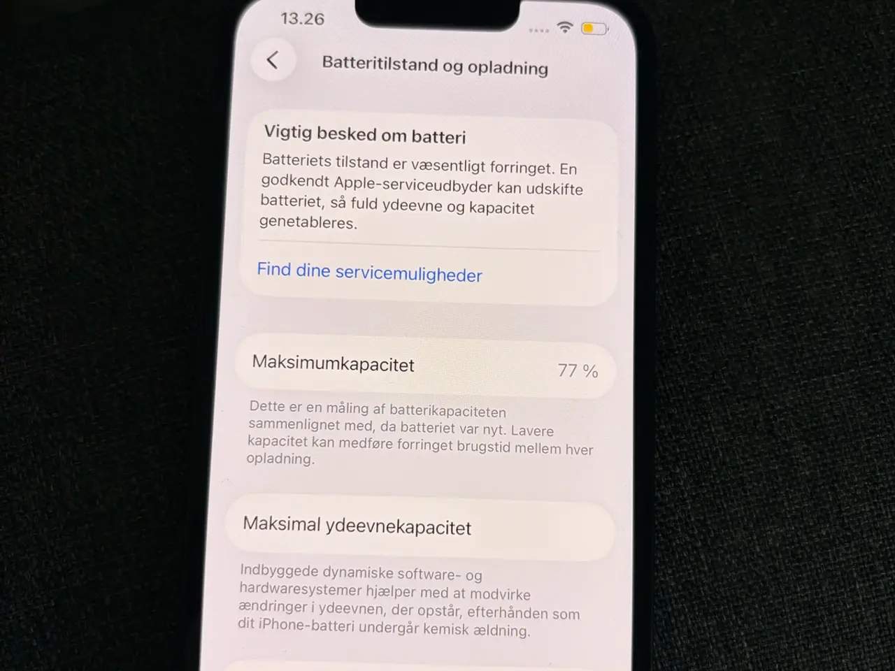 Billede 10 - iPhone 13, 128gb mørkeblå 