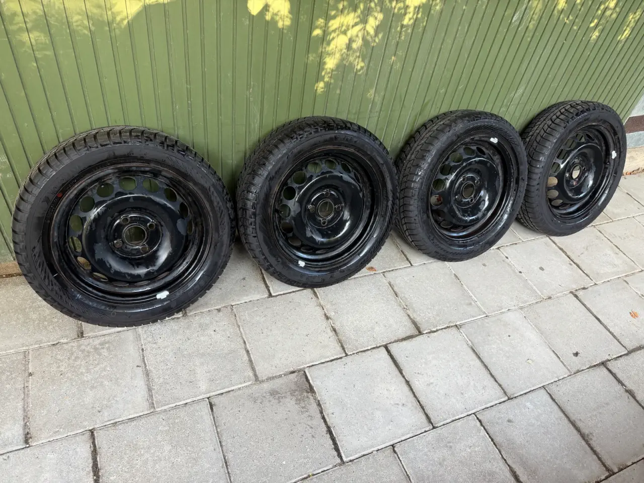 Billede 10 - 15” 4x100 Originale Stålfælge med nye vinterdæk