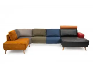 Hjort Knudsen Copenhagen flerfarvet sofa U-sofa - Højrevendt Multifarvet