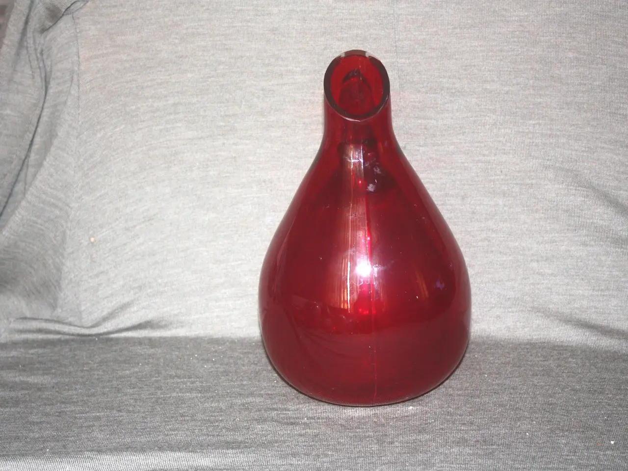 Billede 1 - Glas vase højde 24 cm