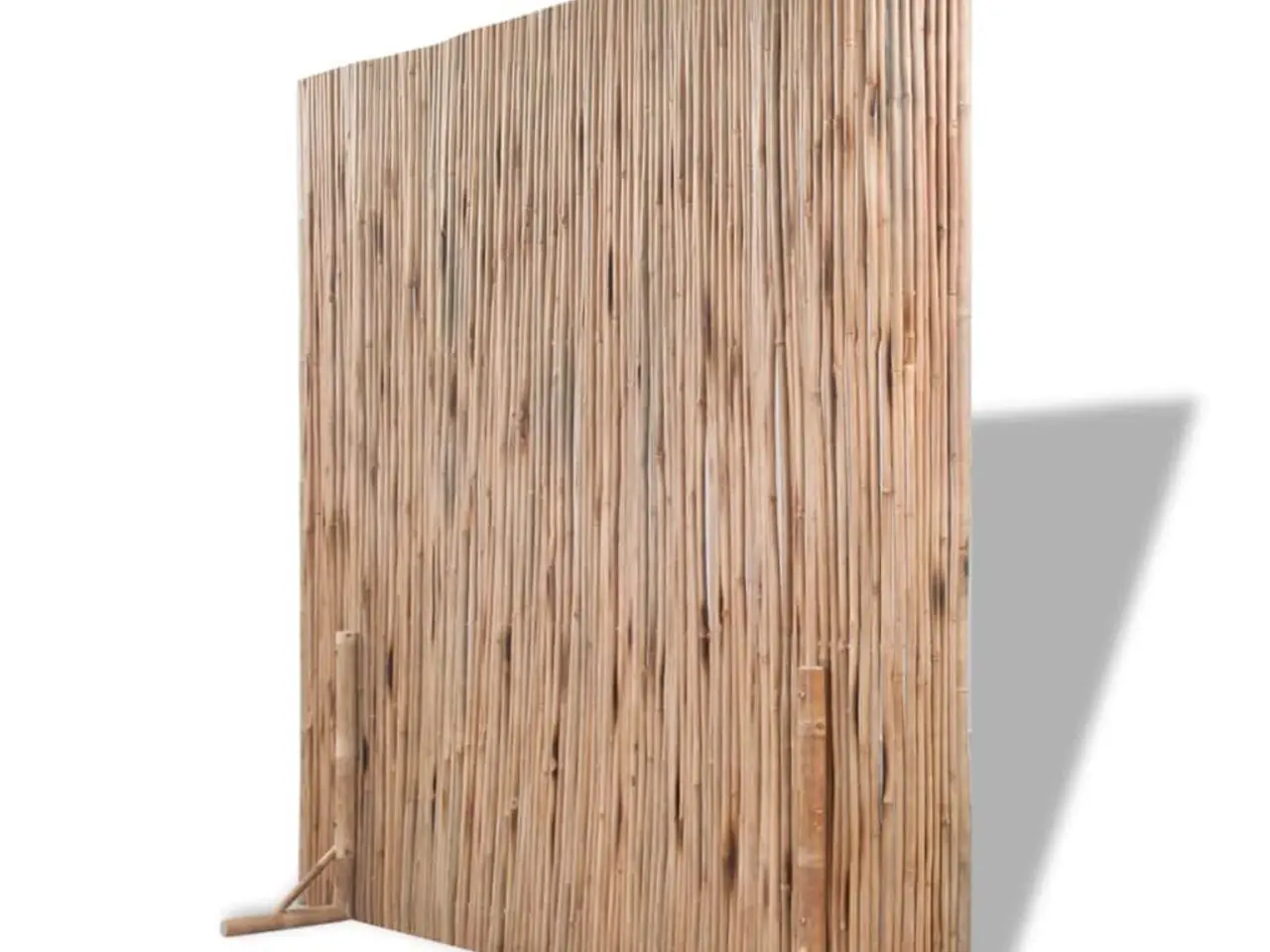 Billede 2 - Bambushegn 180 × 170 cm - fleksibel rumdeler/hegn, brun
