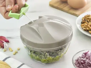 Spinop mini manuel hakkemaskine med snor - , 400 ml
