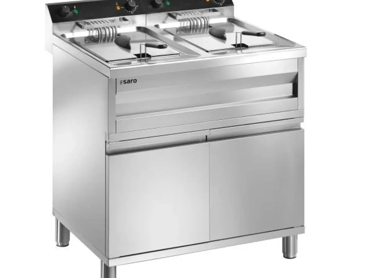 Billede 1 - Industri Dobbelt Frituregryde 2x 12 Liter – 18 kW