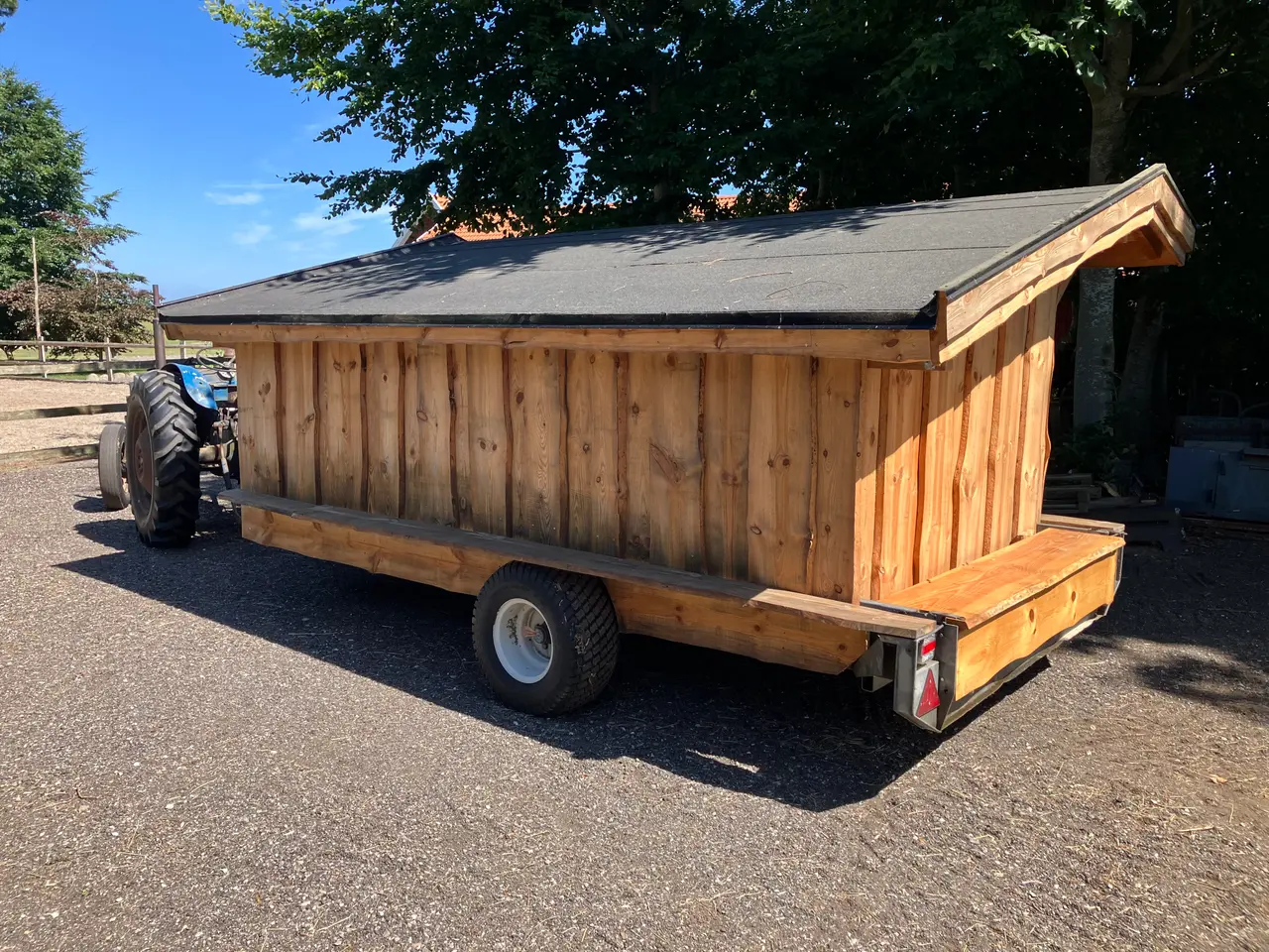 Billede 5 - Flytbar shelter på hjul.