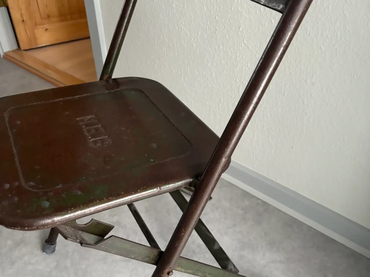 Billede 1 - Spisebordsstol i jern