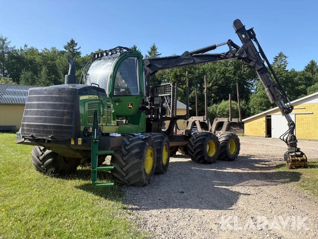 Billede 1 - Udkører John Deere 1510G med hurtigskifte