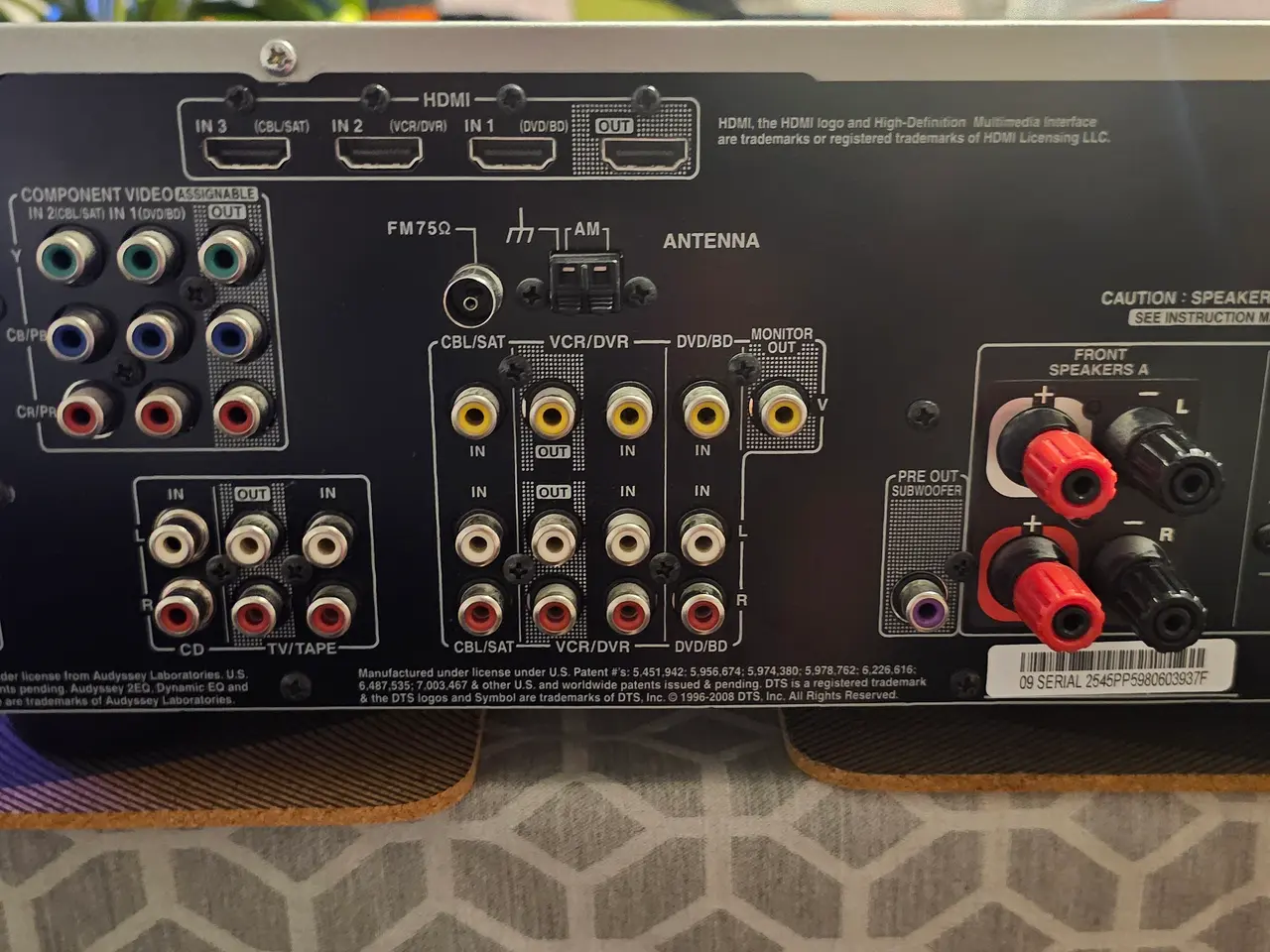 Billede 5 - RECERIVE ONKYO TX-SR307