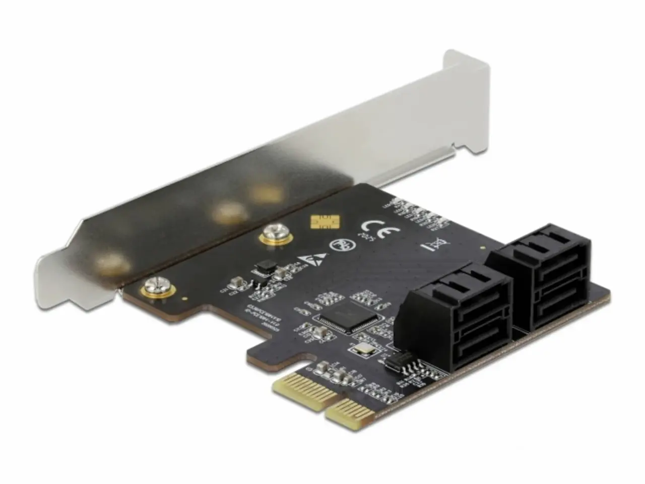 Billede 1 - Delock SATA PCI Express x1 kort 4x SATA 6 Gbps