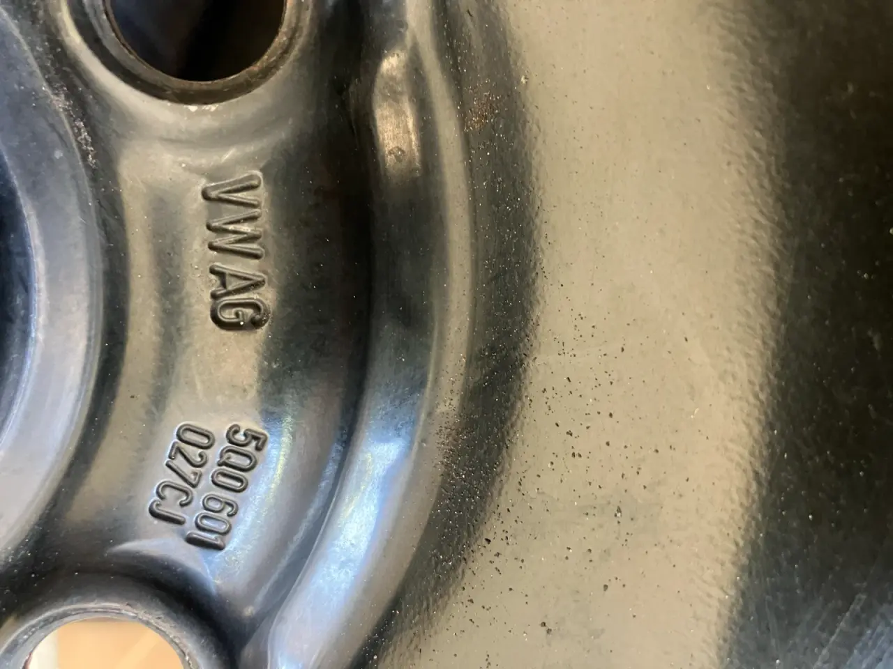 Billede 5 - Originale VW Stålfælge med Continental Vinterdæk –