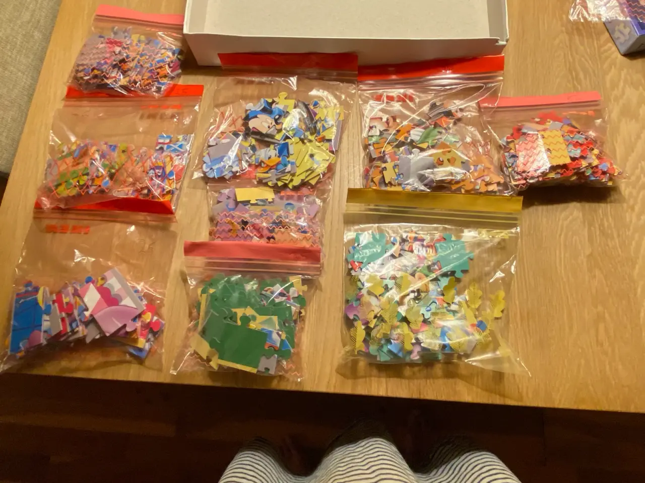 Billede 7 - Disney pudlespil med 200 brikker 6 spil ialt