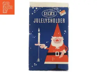 Gamle Julelys holdere 8 stk fra Dixi (str. 8 stk 16 cm)