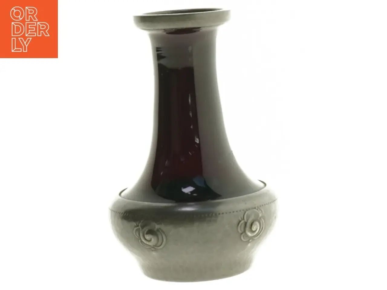 Billede 1 - Gl. vase med tin(str. 14 cm)