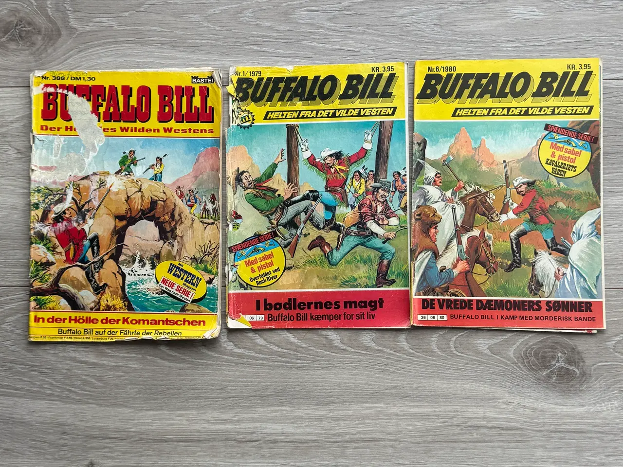 Billede 1 - BUFFALO BILL TEGNESERIE 3 STK