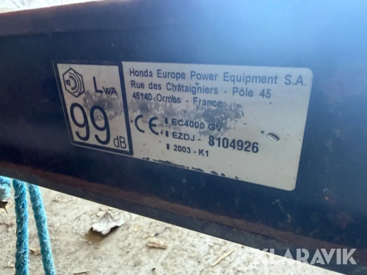 Billede 9 - Generator Honda EC4000